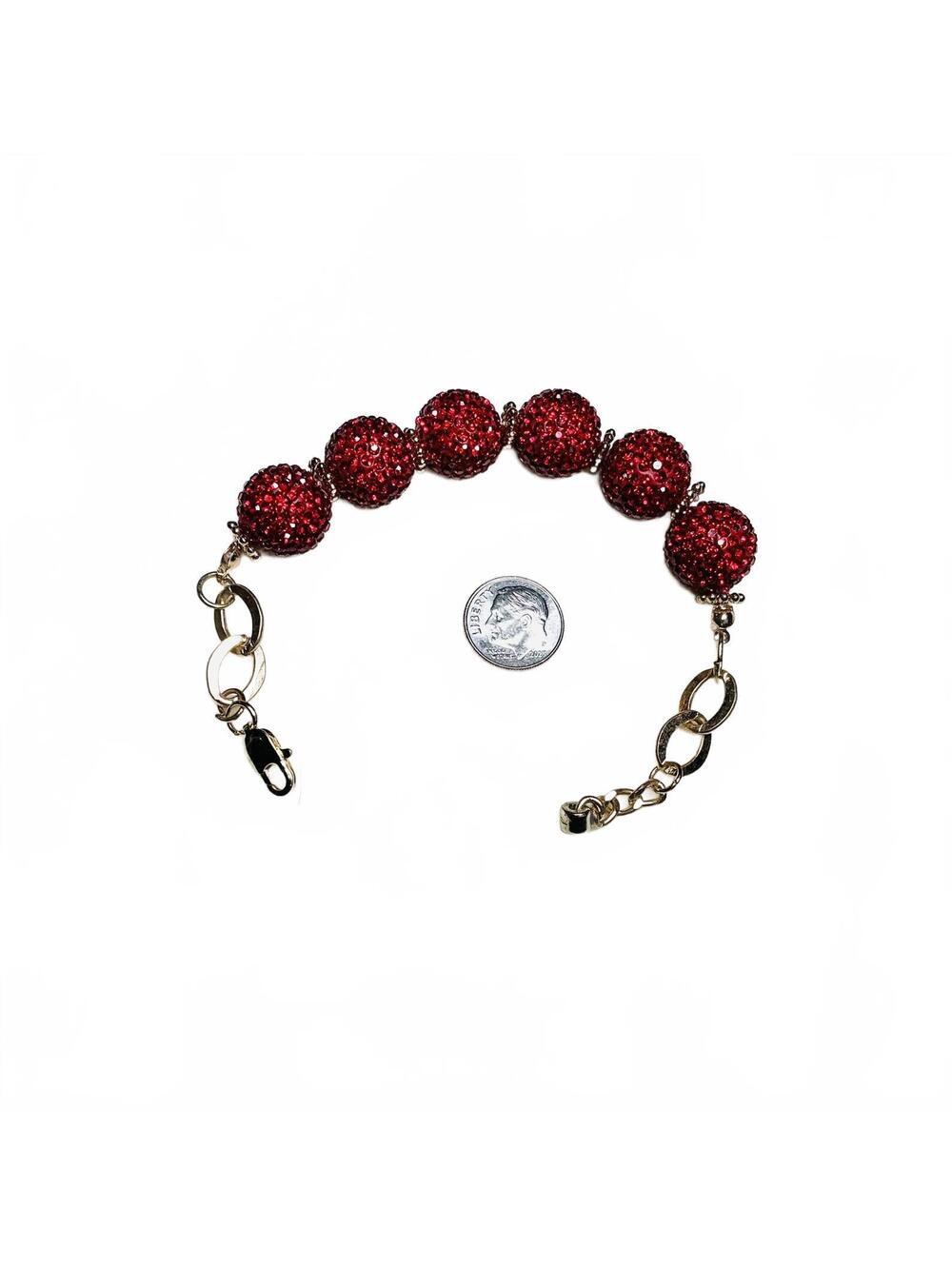 Spark Red Crystal Bracelet